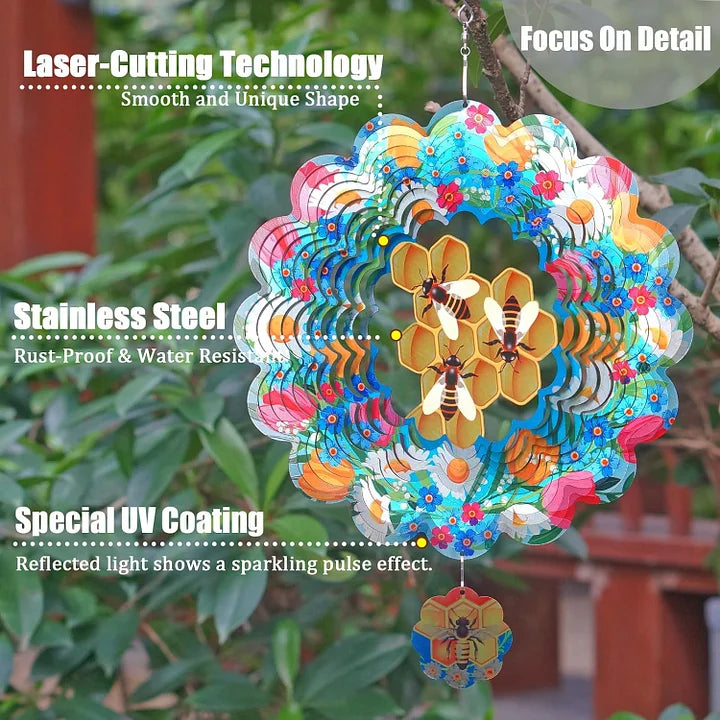 Sealed 3D Wind Spinner, 12 in.