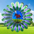 3D Dynamic Horse Wind Spinner