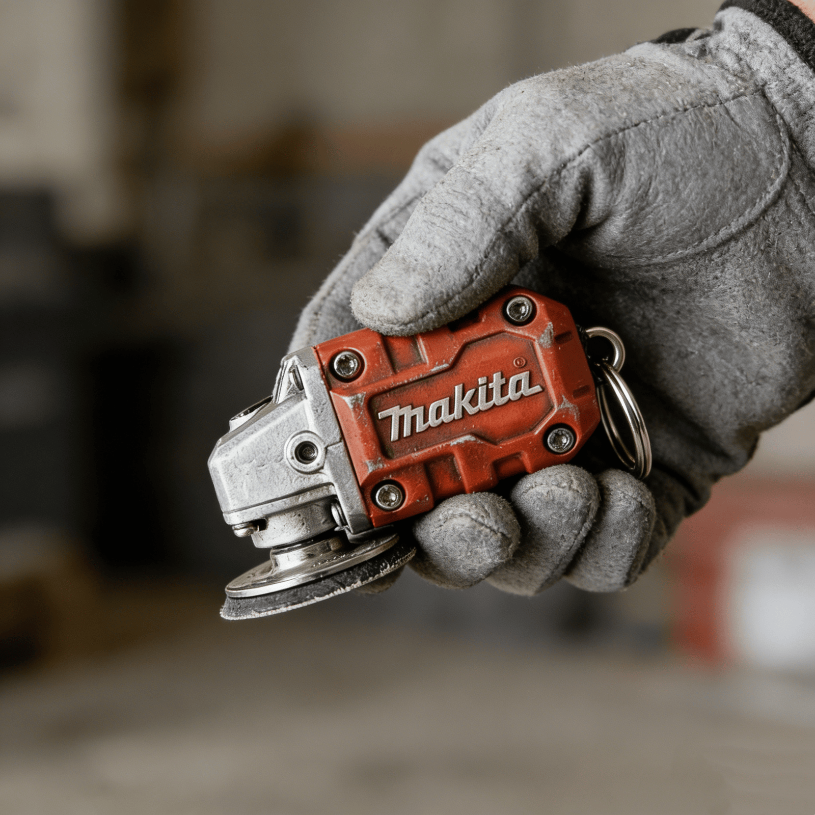 2-in-1 Makita Inspired Mini Grinder Keychain