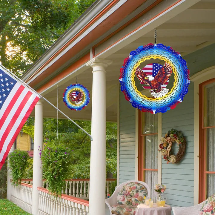 Eagle 3D Wind Spinner, 12 in.