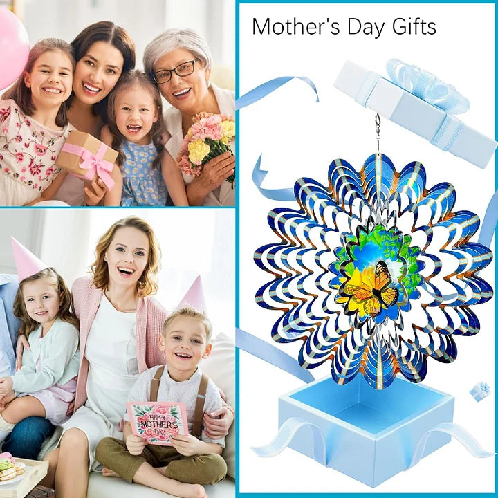 3D Dynamic Butterfly Wind Spinner