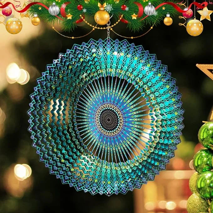 3D Mandala Wind Chime 12 inches