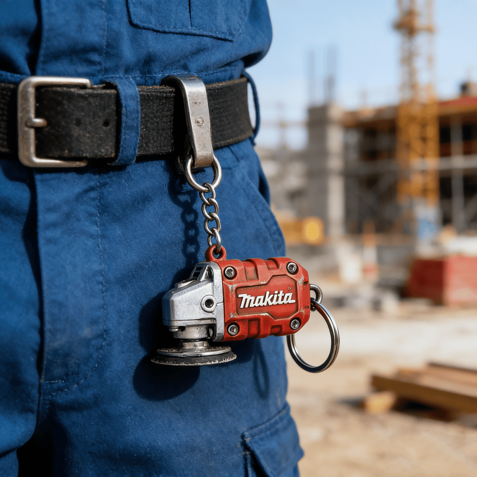 2-in-1 Makita Inspired Mini Grinder Keychain