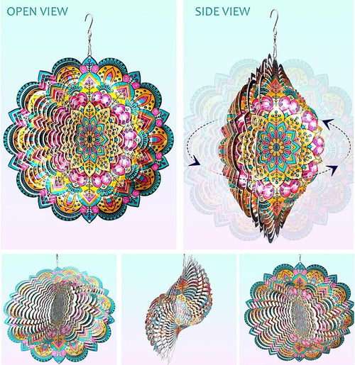 3D Lucky Star Wind Spinner