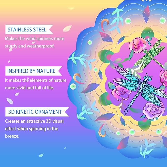 Dragonfly 3D Wind Chime