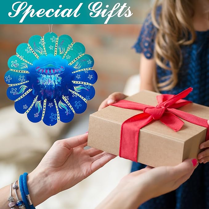 3D jellyfish dynamic wind chimes