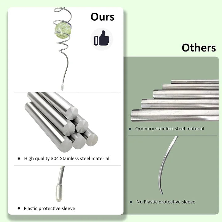 Fluorescent Green Wind Spinner Tail