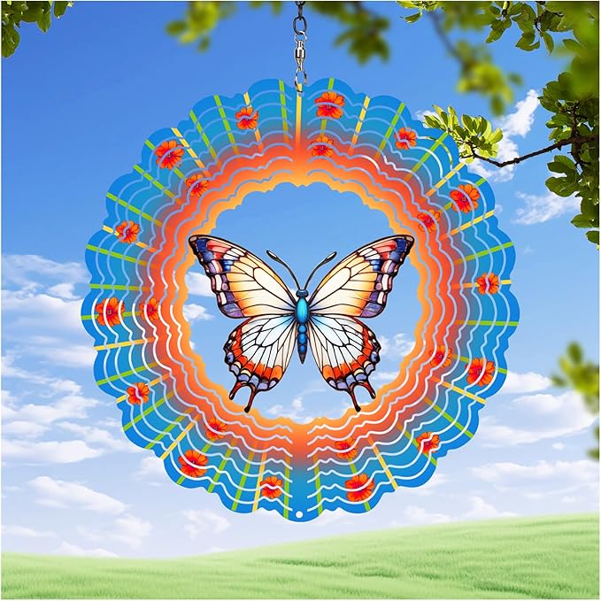 3D Butterfly Wind Chime