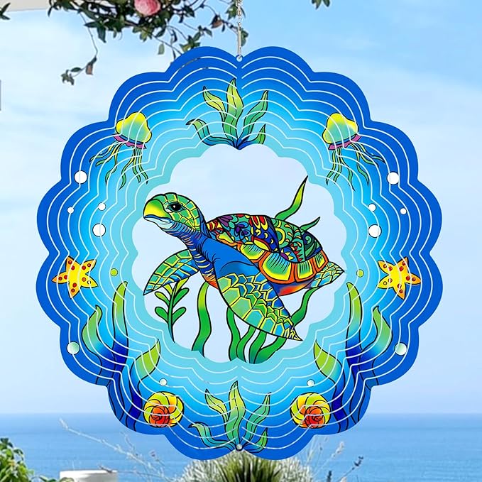 Sea Turtle 3D Wind Chime