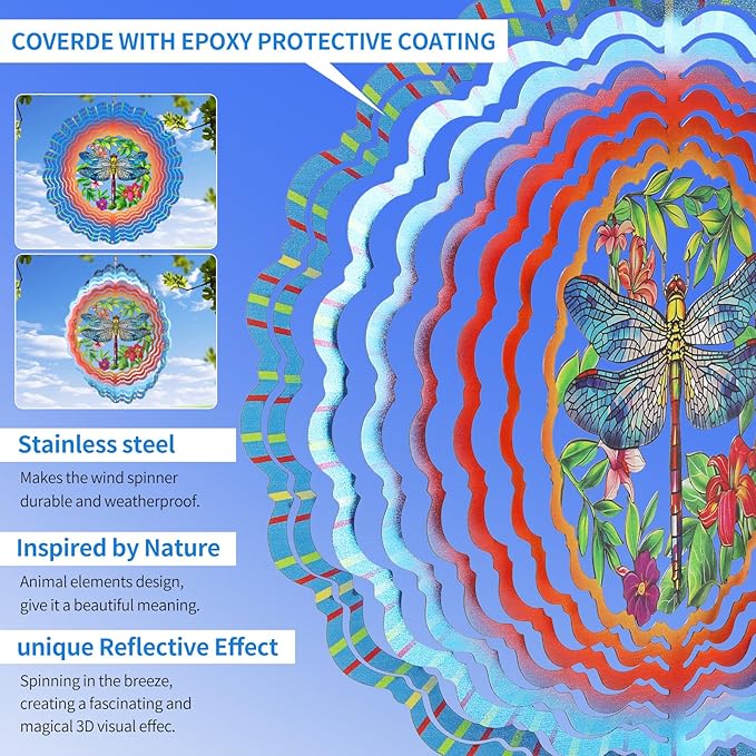 Dragonfly 3D Wind Chime