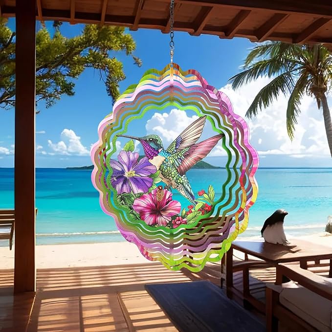 Hummingbird 3D Wind Chimes