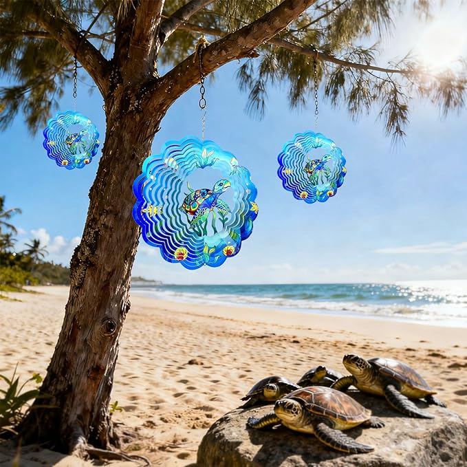 Sea Turtle 3D Wind Chime