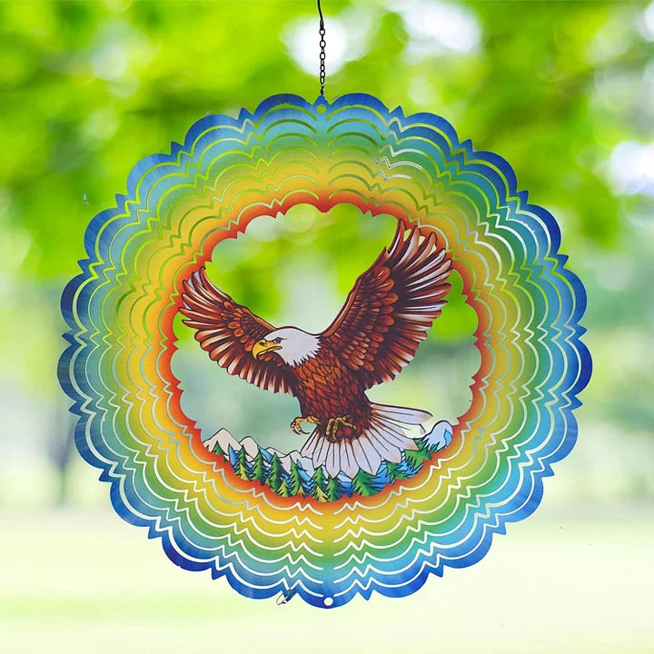 Eagle 3D Wind Spinner, 12 in.