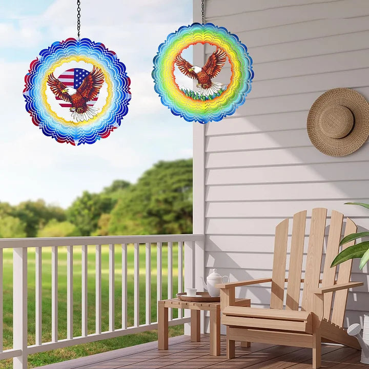 Eagle 3D Wind Spinner, 12 in.