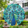 Peacock 3D Wind Spinner, 12 in.