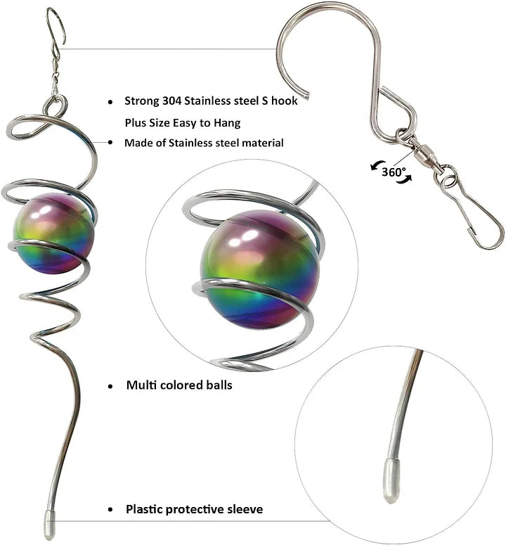 Colorful Wind Spinner Tail