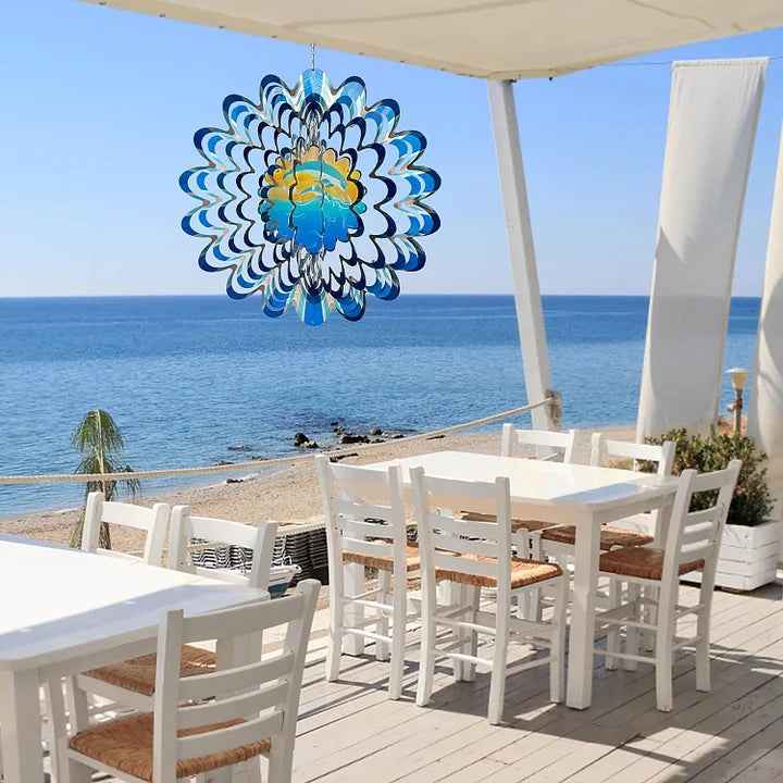 3D Dynamic Dolphin Wind Spinner