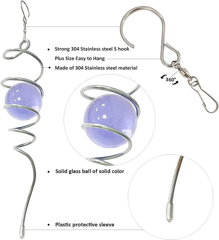 Purple Wind Spinner Tail