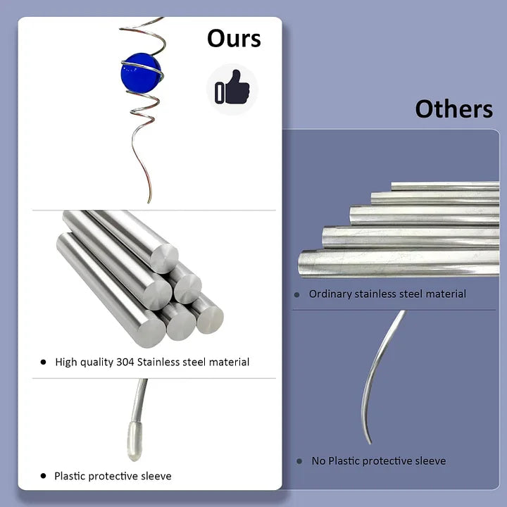 Dark blue wind spinner tail