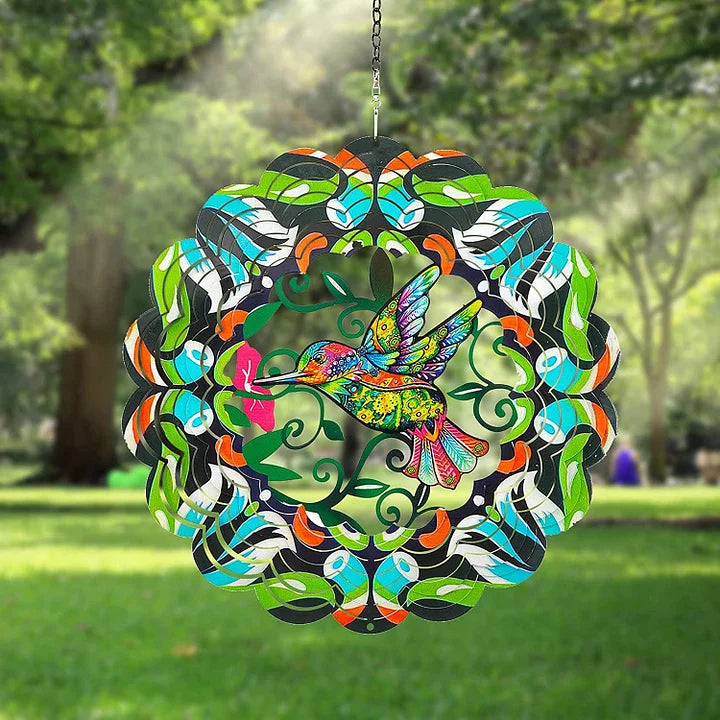 Color Cat 3D Wind Spinner, 12 inch